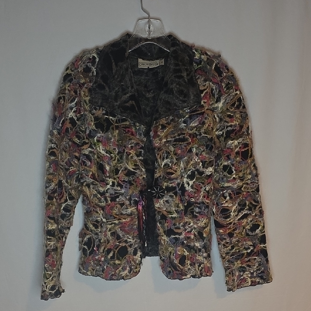 Bella Canvas Multicolor Textured Blazer